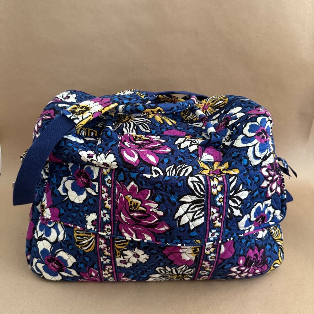 Vera Bradley African Violet Pattern Weekender Bag